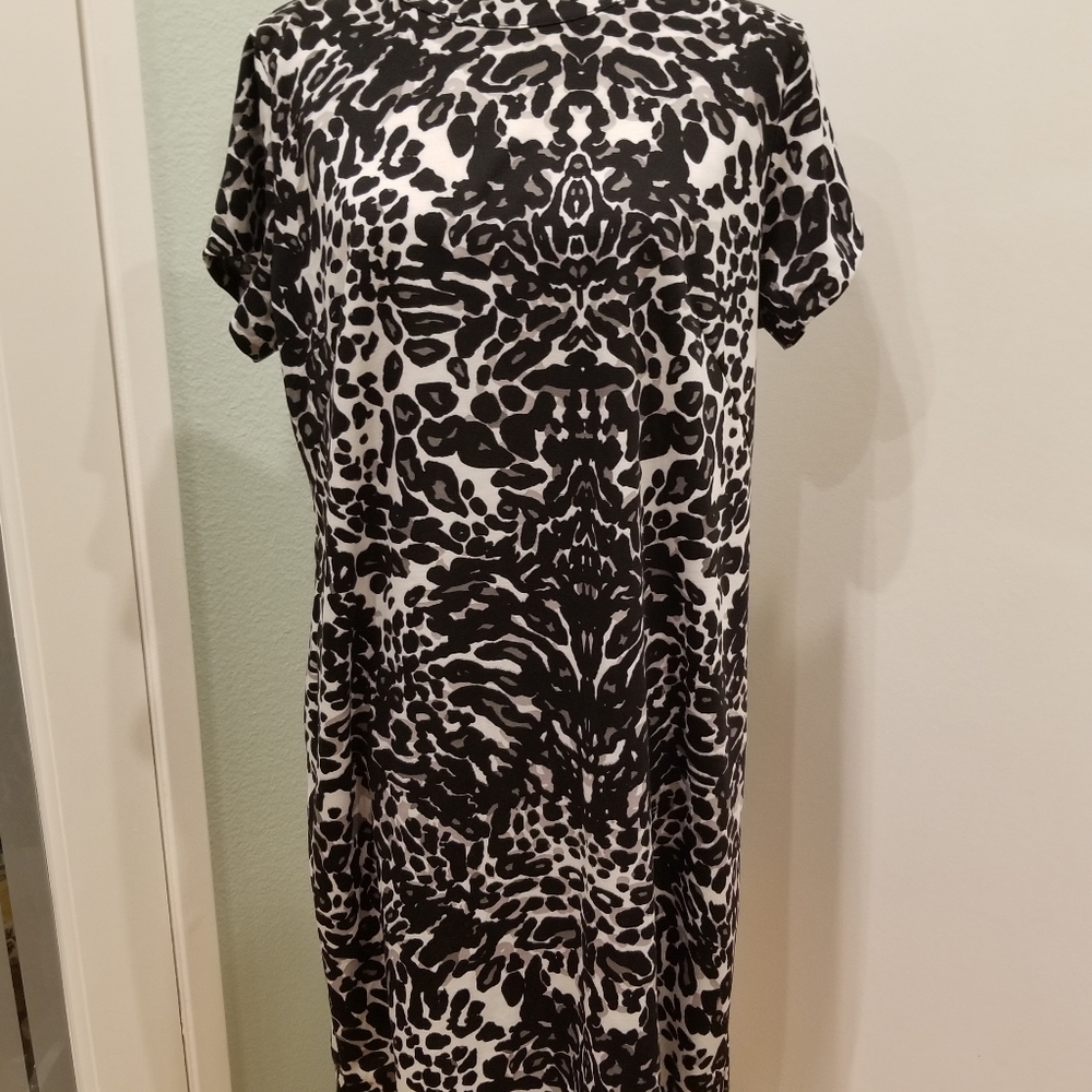 H&M Animal Print Sheath Dress NWOT